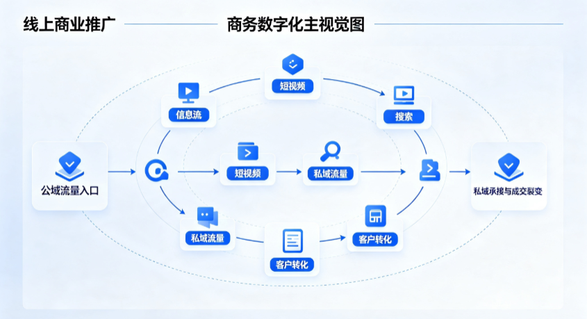 苏仙区线上商业推广怎么做？全域流量闭环搭建与低成本转化实战指南